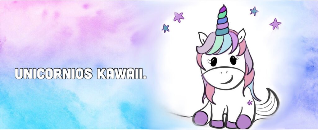 Unicornios kawaii